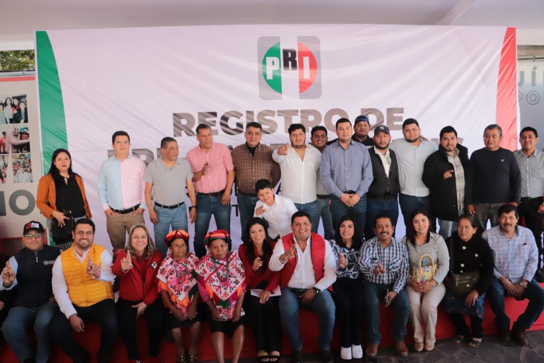 PRI realiza registro de aspirantes a las Diputaciones Locales y Presidencias Municipales