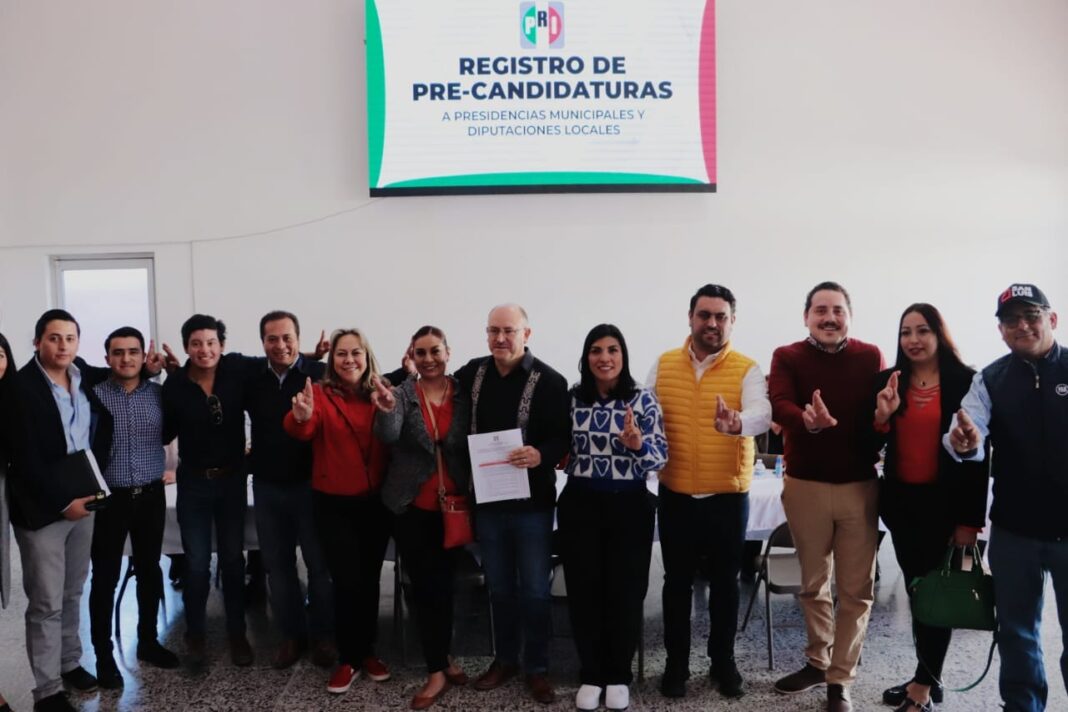 PRI realiza registro de aspirantes a las Diputaciones Locales y Presidencias Municipales